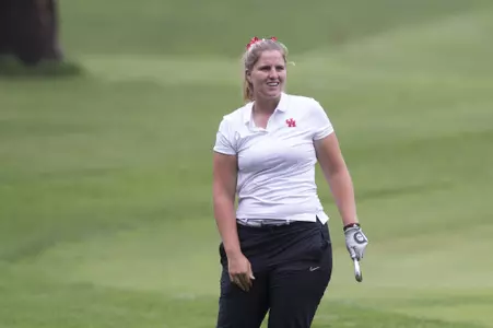 Image of the 2018 NCAA Women's Golf Championship Second Round, Saturday, May 19, 2018, Karsten Creek Golf Club, Stillwater, OK. Bruce Waterfield/Oklahoma State Athletics