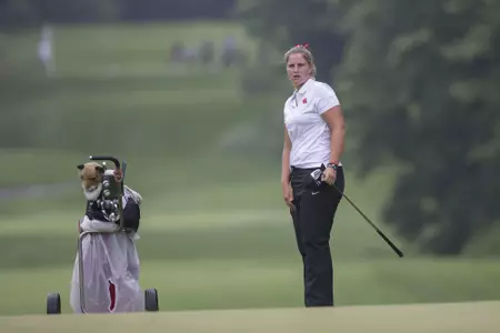Image of the 2018 NCAA Women's Golf Championship Second Round, Saturday, May 19, 2018, Karsten Creek Golf Club, Stillwater, OK. Bruce Waterfield/Oklahoma State Athletics