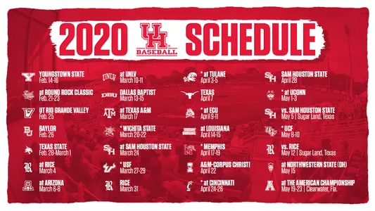 2020 Baseball Schedule