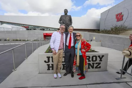 Hofheinz Family, Statue, Dedication