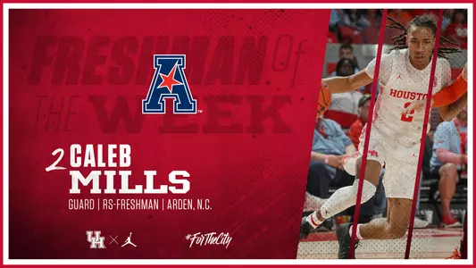 Freshman of the Week, Caleb Mills (Dec. 16, 2019)