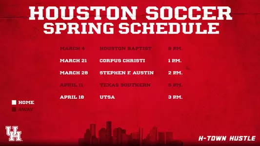 WSOC Spring Schedule