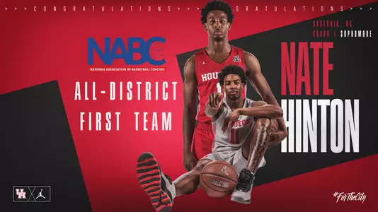 2020 NABC All-District 24 First Team, Nate Hinton
