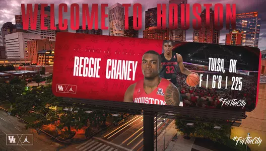 Welcome, Reggie Chaney, horizontal