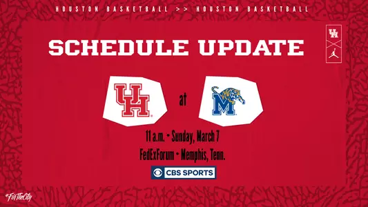 at Memphis schedule update, March 7, 2021