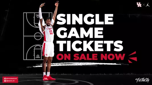 J'Wan Robertson, Single-Game Tickets on Sale