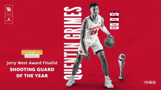 Jerry West Award Finalist, Quentin Grimes