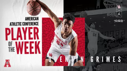 Quentin Grimes, American Athletic Conference Player of the Week (March 1, 2021)