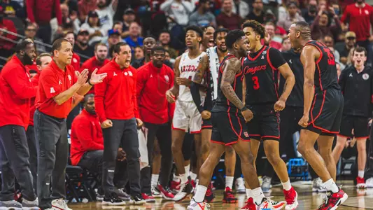 Team, Huddle, Bench, Celebrate