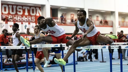 DeVion Wilson and DJ Akindele at Houston Invitational