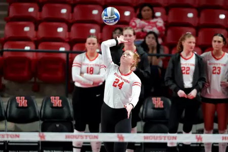 University of Houston Volleyball against UCF on Nov. 3, 2023 in the Fertitta Center.