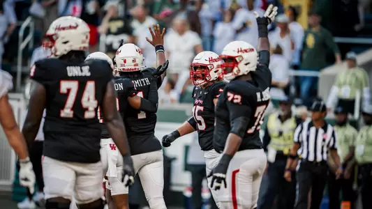 Donovan Smith Jack Freeman wave to Baylor crowd