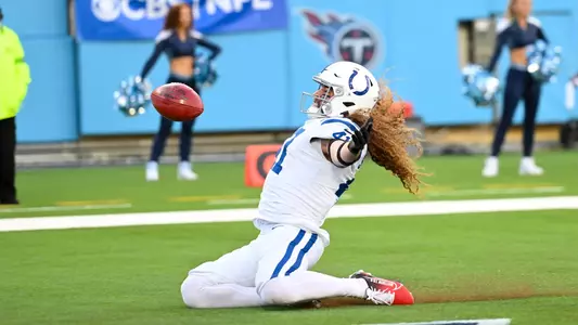 Grant Stuard celebrates touchdown