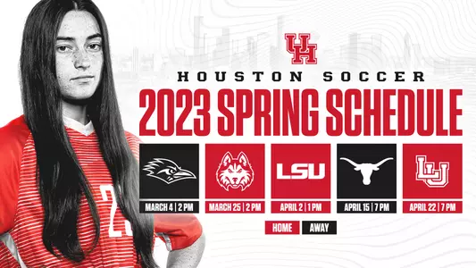 2023 Houston Soccer Spring Schedule