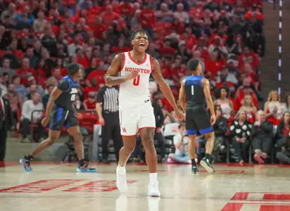 Marcus Sasser celebrating vs Tulsa