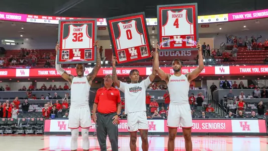 Senior Night, Reggie Chaney, Kelvin Sampson, Marcus Sasser, Darius Bowser