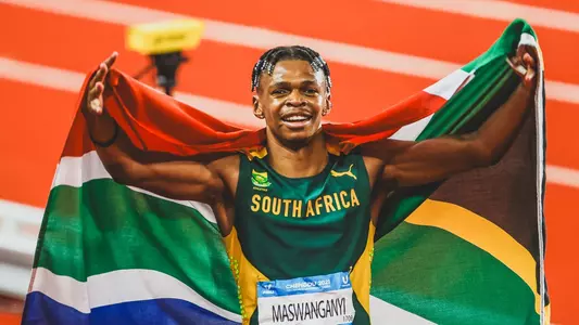 Shaun Maswanganyi at 2023 World University Games