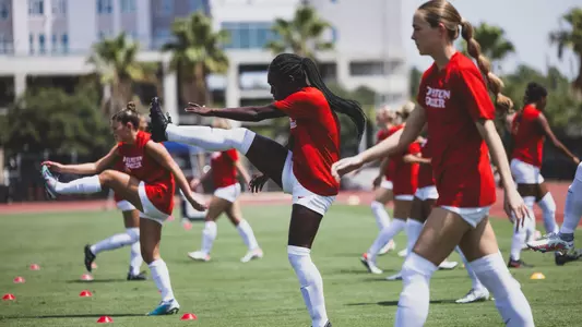 Soccer Warming Up