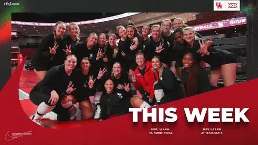 This Week - Houston vs. North Texas (Sept. 1 at 4 p.m.), at Texas State (Sept. 2 at 3 p.m.)