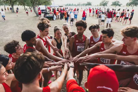 Team huddle STOCK