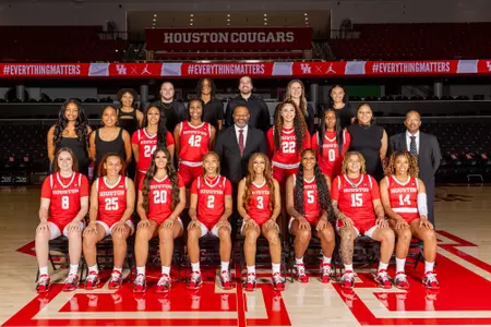 Houston Women's Basketball Team Photo