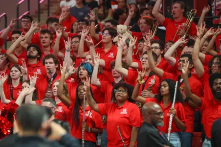 Spirit, Fans, Students, Band, Coog Sign