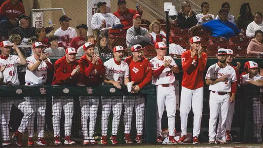 Dugout cheering