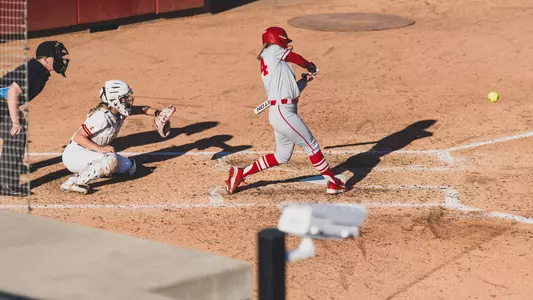 Softball Hit at Iowa State