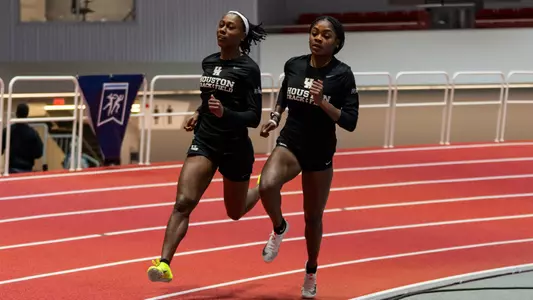 Sydni Townsend and Kelly-Ann Beckford at 2024 NCAA Indoor Championships