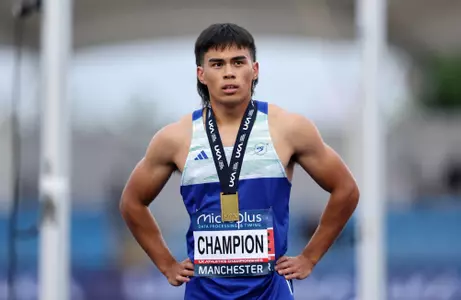 Louie Hinchliffe wins 100-meter at UK Athletics Championships