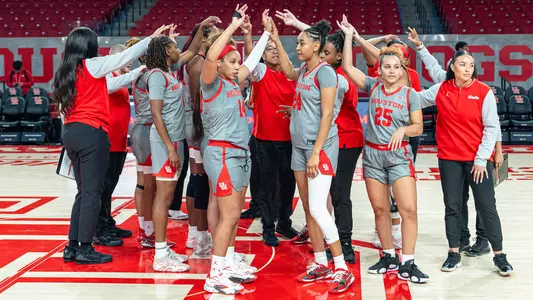 Houston Women's Basketball Huddle