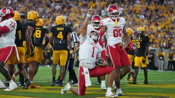 Conner Weigman touchdown celebration vs. Arizona State