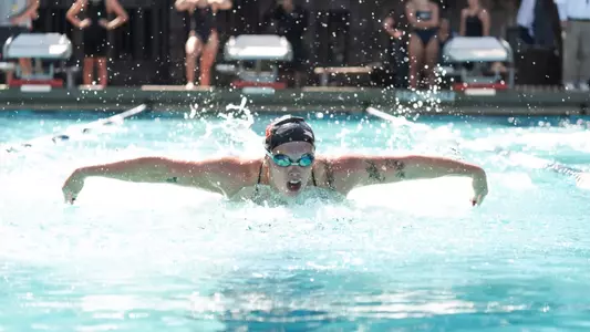 Junior Sydney Nethercutt Swimming the Butterfly