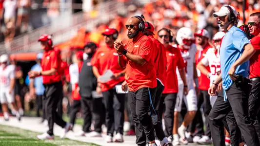 Jordy Joseph clapping at Oklahoma State