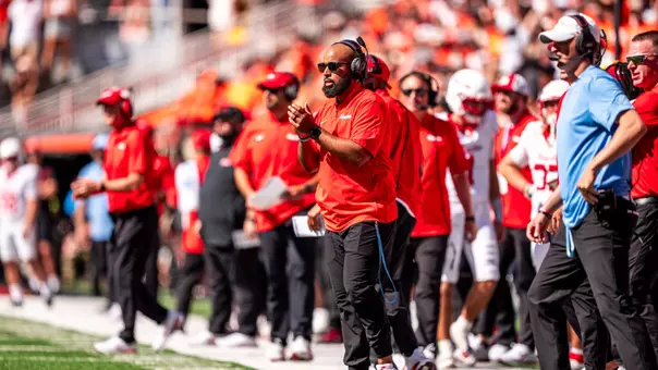 Jordy Joseph clapping at Oklahoma State