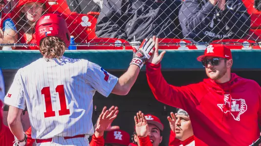 Tyler Cox Matt Reida high five