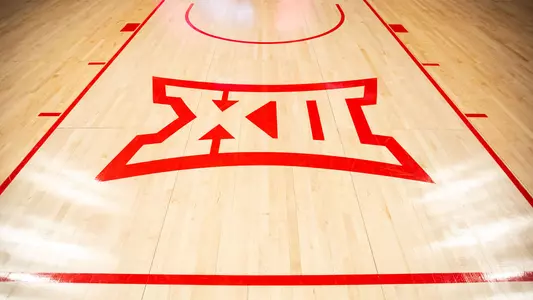 Big 12 Logo on Basketball Court
