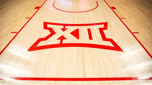 Big 12 Logo on Basketball Court