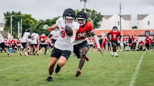 Tanner Koziol at practice