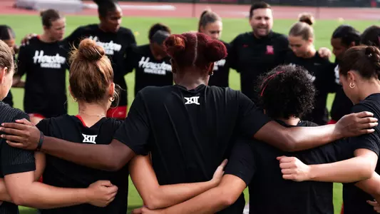 Soccer Team Huddle