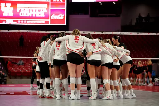 Houston Cougars vs. San Diego State on Sept. 4, 2025 inside Fertitta Center.