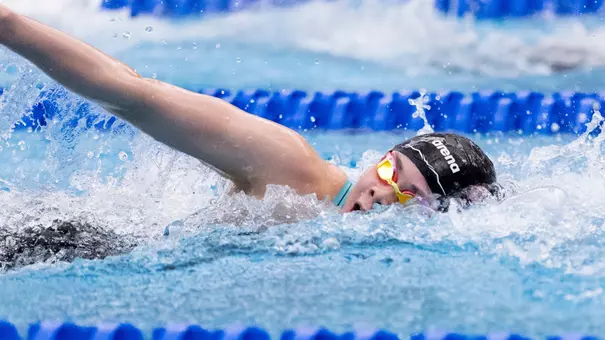 Sienna Bruner swimming