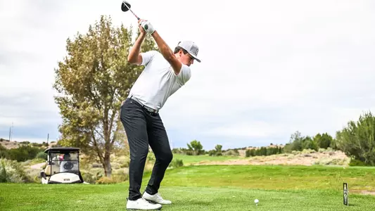 Grant Doggett hits his drive