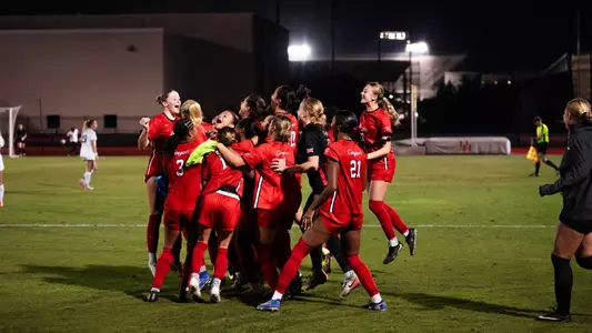 soccer team celebration after win