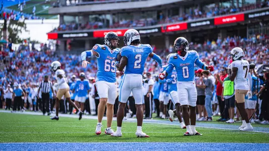 Koby Young celebrates vs. UCF