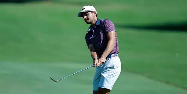 Hudson Weibel with a chip shot