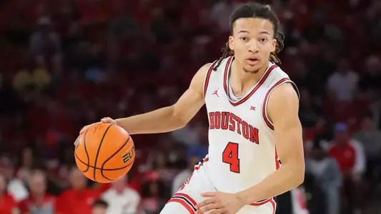 Kingston Flemings dribbles in Fertitta Center