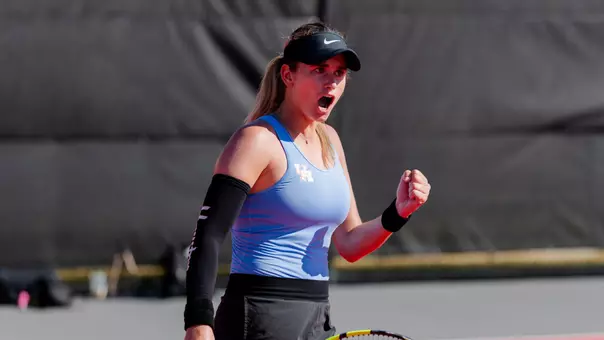 Petja Drame celebrates with a fist pump