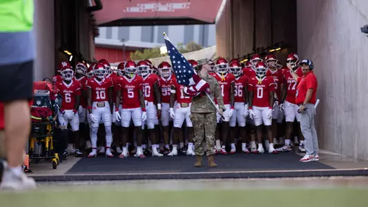 Team waiting in tunnel