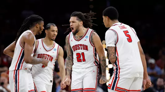 Emanuel Sharp celebrating